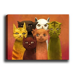 Wallity Kanvas Tablo 188 Multicolor 50 x 70 cm